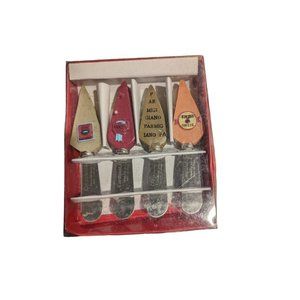 NEW Vintage Spreadables Gourmet Spreaders-CHEESE THEME-4 Pack